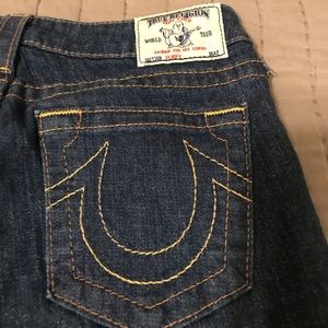 True Religion blue denim skinny jeans